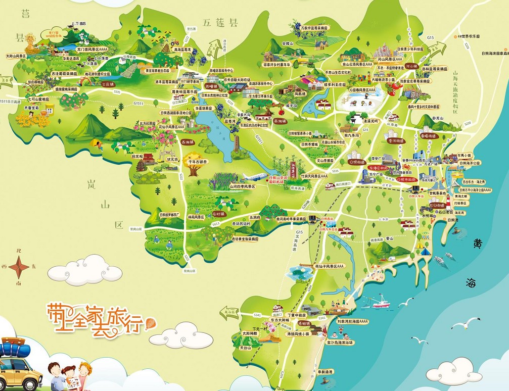 杭锦景区使用手绘地图给景区能带来什么好处？